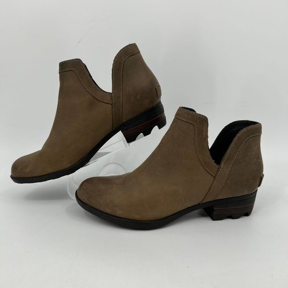 Sorel Green Leather Ankle Boots & Booties | Comfort and Style - Picture 7 of 10